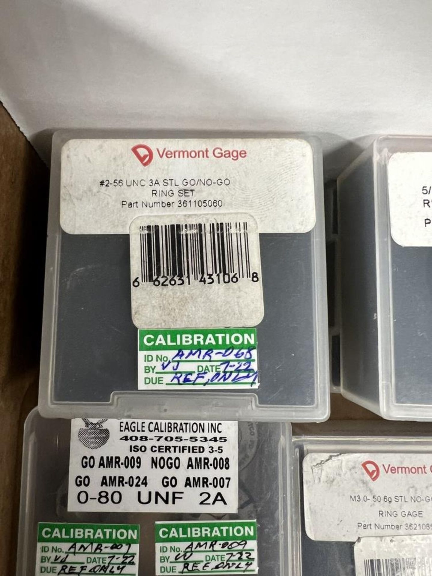 Box of Threaded Ring Gages Small to Medium Various Sizes (Vermont Gage) - Image 2 of 7