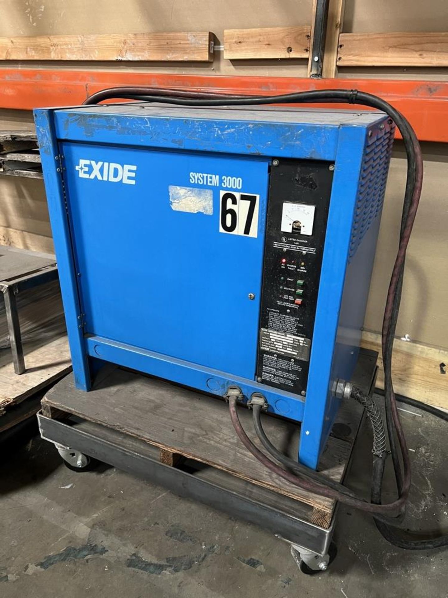 Clark Electric Forklight 1328 Hours, Side Shift, 2500 lb Capacity With Exide System 3000 Battery - Image 11 of 14