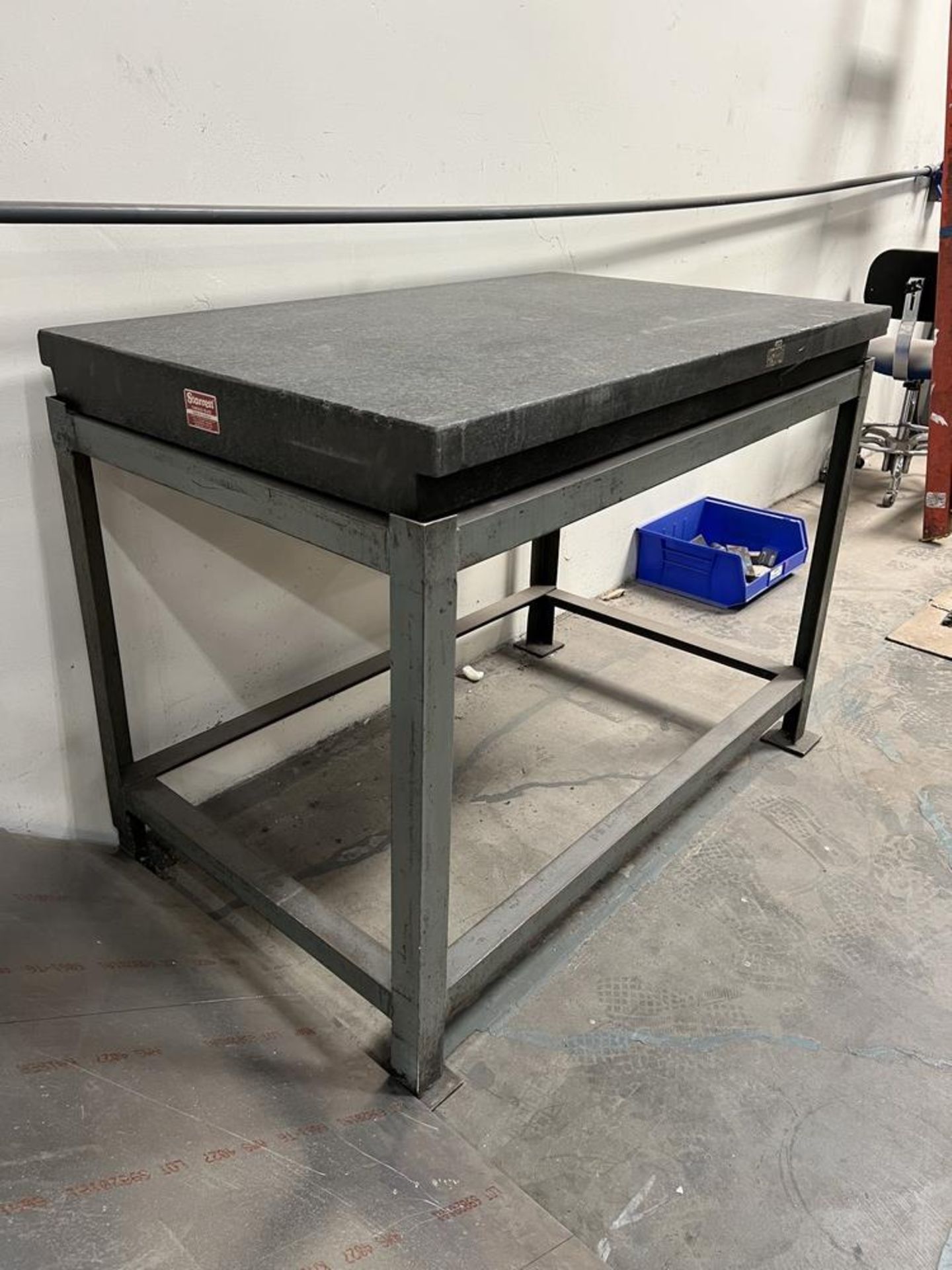 Starrett Grade B Black Granite Inspection Table 48" x 30" x 4" On Heavy Duty Stand - Image 3 of 4