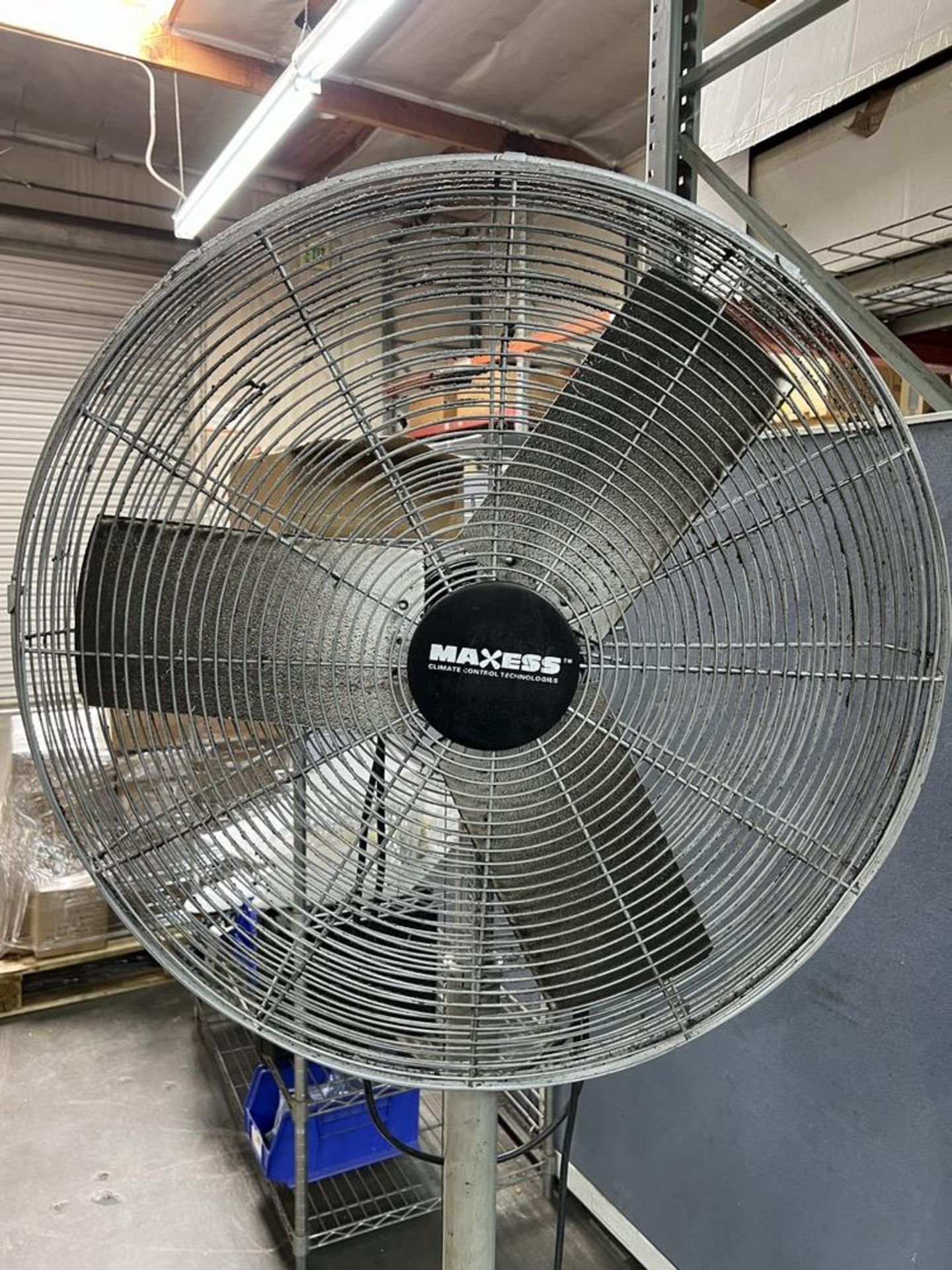 (3) High Velocity Shop Fans on Stands, (2) 1/4 HP Air King 32" & (1) Maxess 32" 1/4 hp - Image 6 of 11