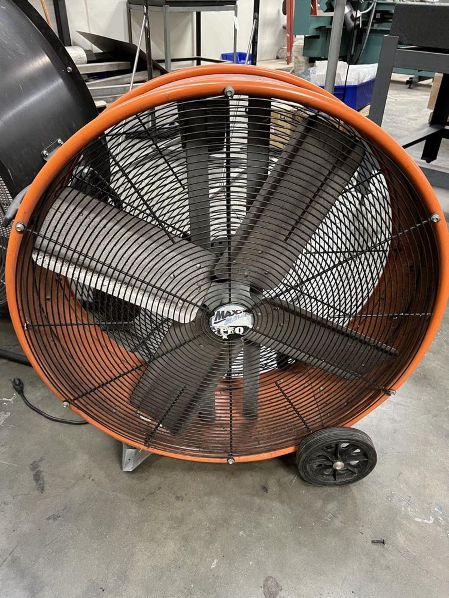 (2) Industrial Shop Fans (1) 39" & (1) Dayton 38" & (1) Max Air Pro 32" - Image 3 of 6