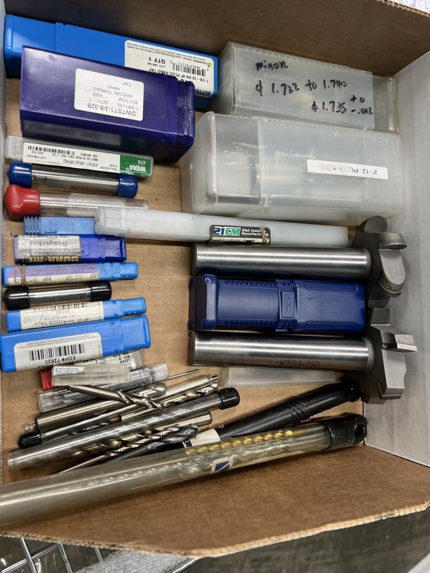 Box of Large Plug Taps, Hand Taps, Long Drills, Drills & Key Cutters & Others - Image 9 of 9
