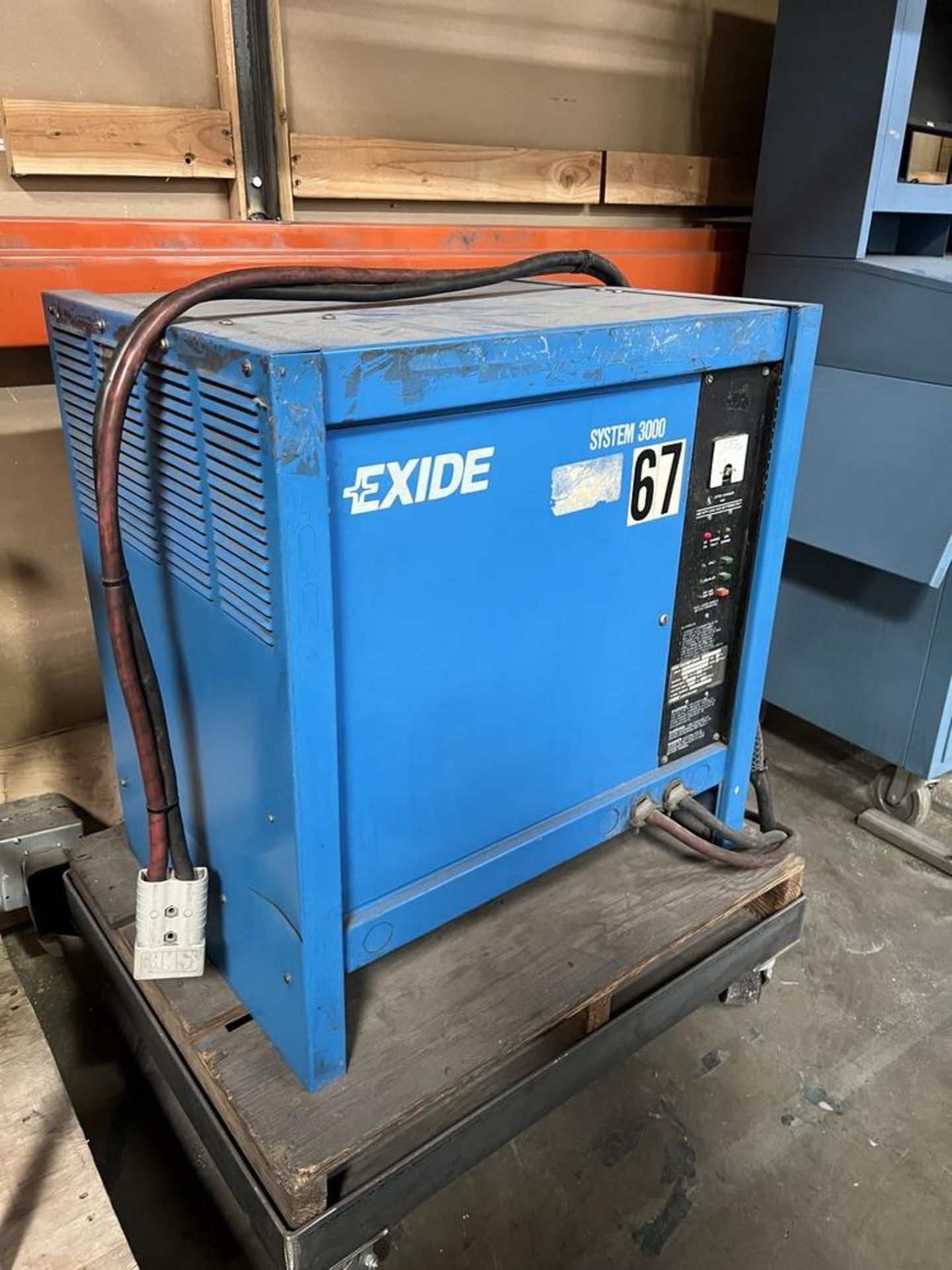 Clark Electric Forklight 1328 Hours, Side Shift, 2500 lb Capacity With Exide System 3000 Battery - Image 12 of 14