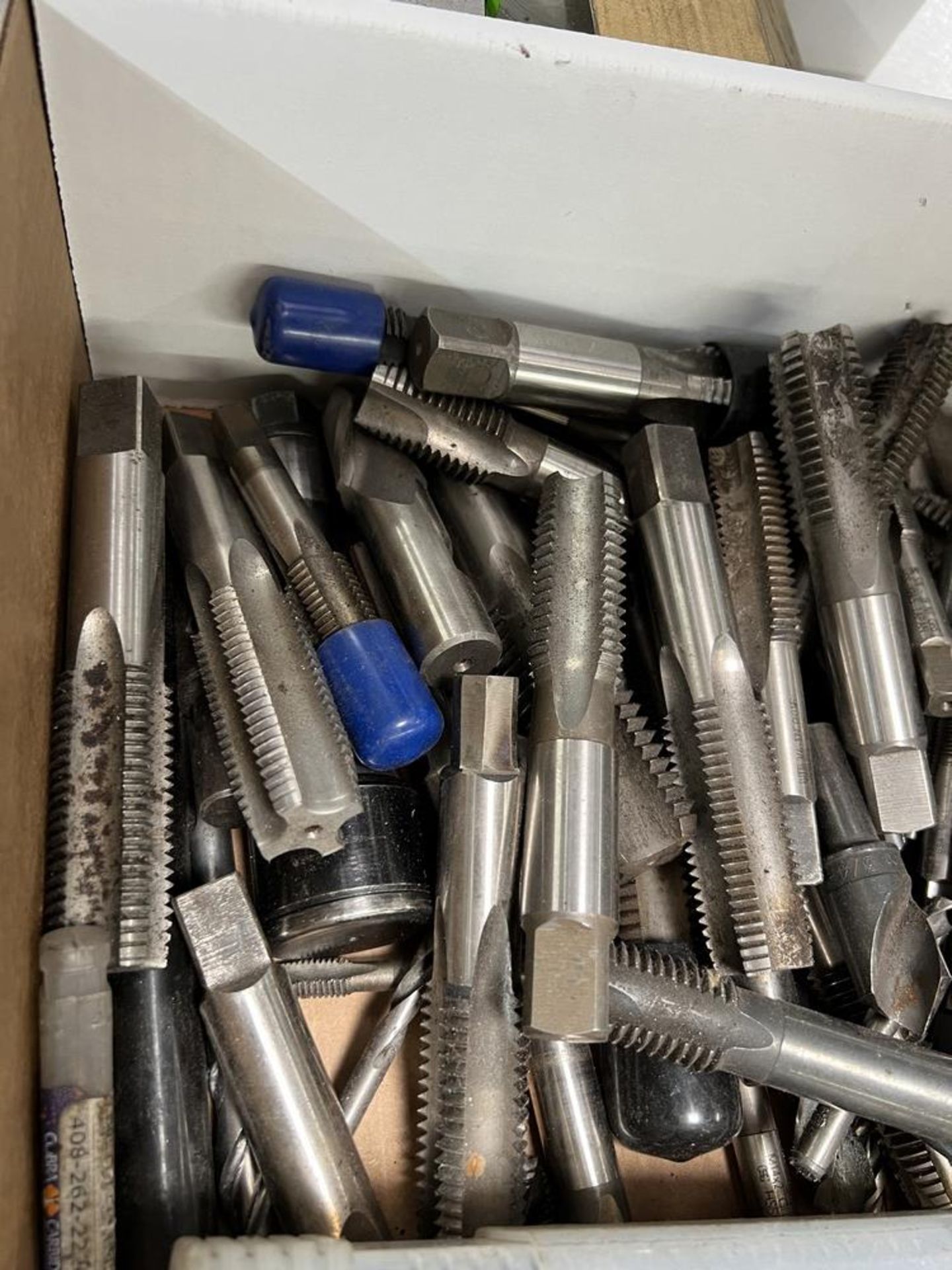 Box of Various Loose Tooling Taps, End Mills & Others - Image 3 of 6