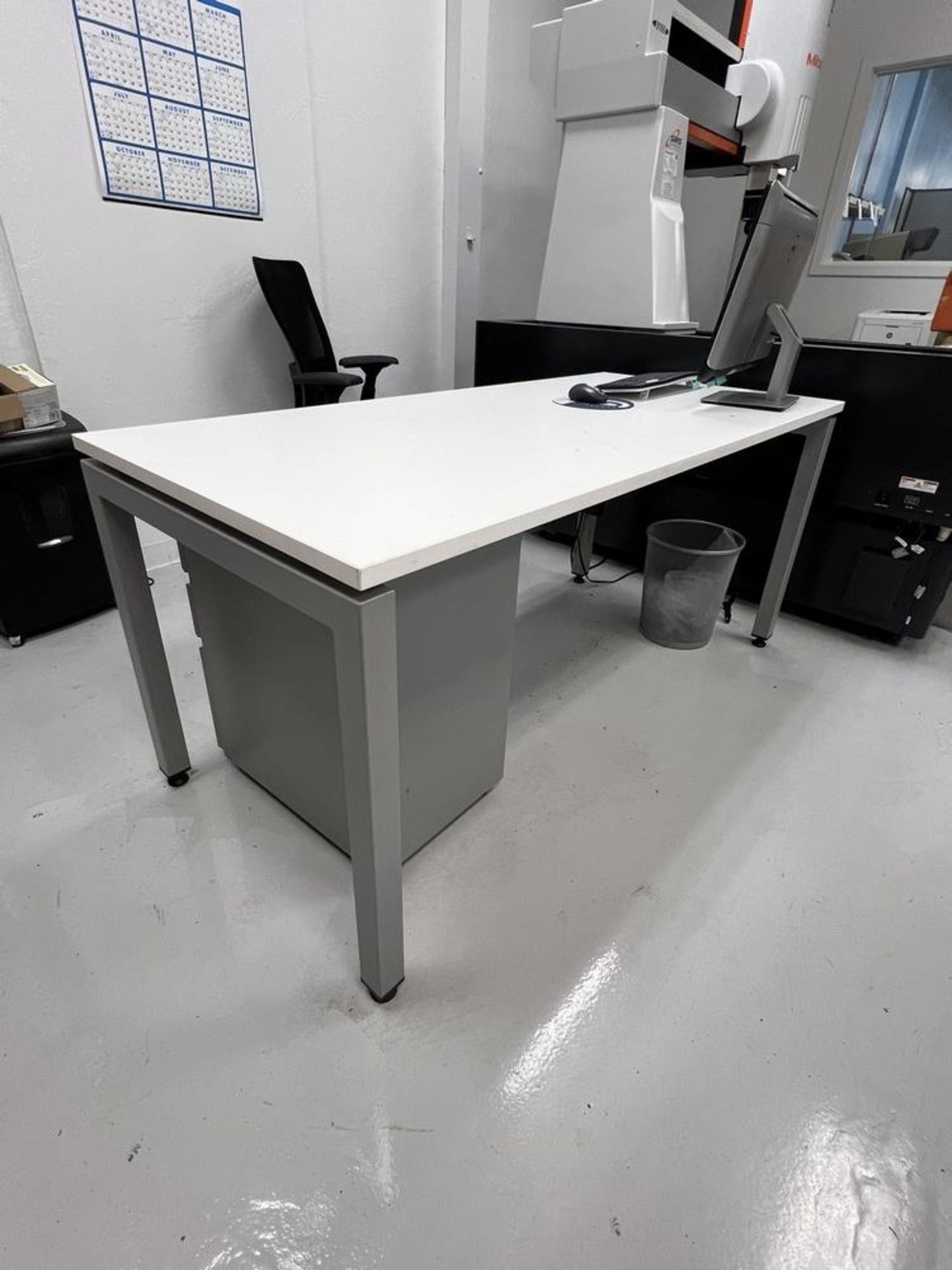 (3) Office Desks & (3) Chairs, Desk Sizes (2) 72" x 30" x 3" (1) 66" x 30" x 30" (No Other - Image 4 of 11