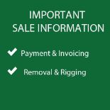 ALL INVOICES MUST BE PAID IN FULL WITHIN 24 HOURS OF CLOSING OF THE SALE. NO EXCEPTIONS.