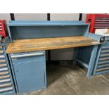 Lista Work Bench With Drawer & Cabinet and Top Shelf