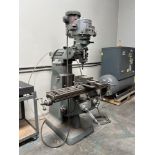 Bridgeport Series I 2 HP, Sargon DRO X Axis Servo 6" Vise on Swivel Plate,