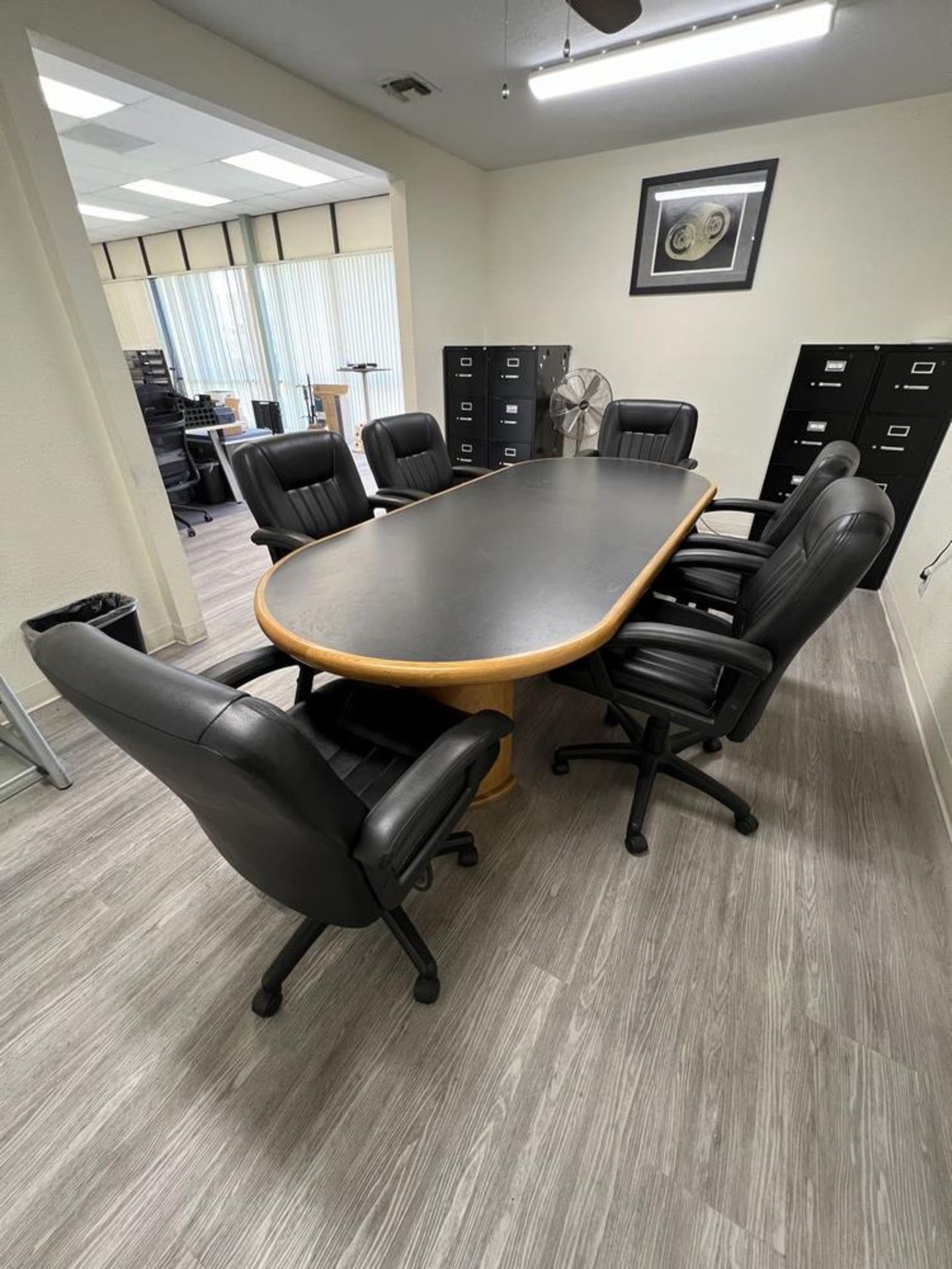 Conference Table With (6) Chairs 98" x 41 1/2" x 30" - Image 6 of 6