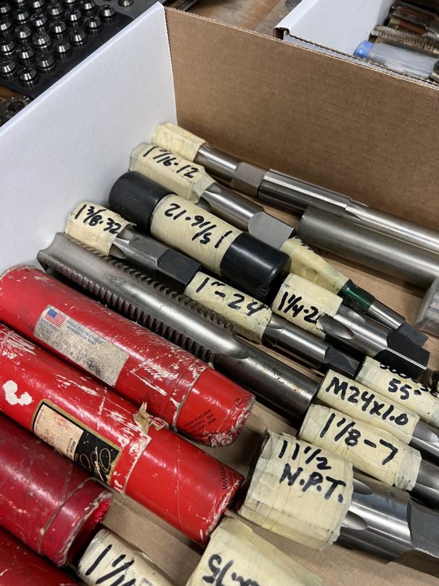Large Box of Large Taps, Bottoming Taps, Reamers & Others - Image 7 of 8