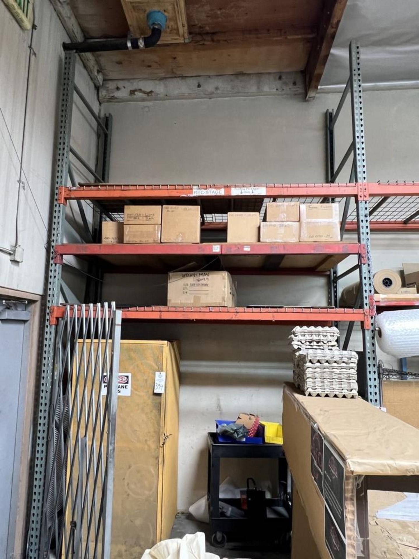 Pallet Racking 297" x 42" x 14', Total of 7 Tiers (No Contents) - Image 2 of 4