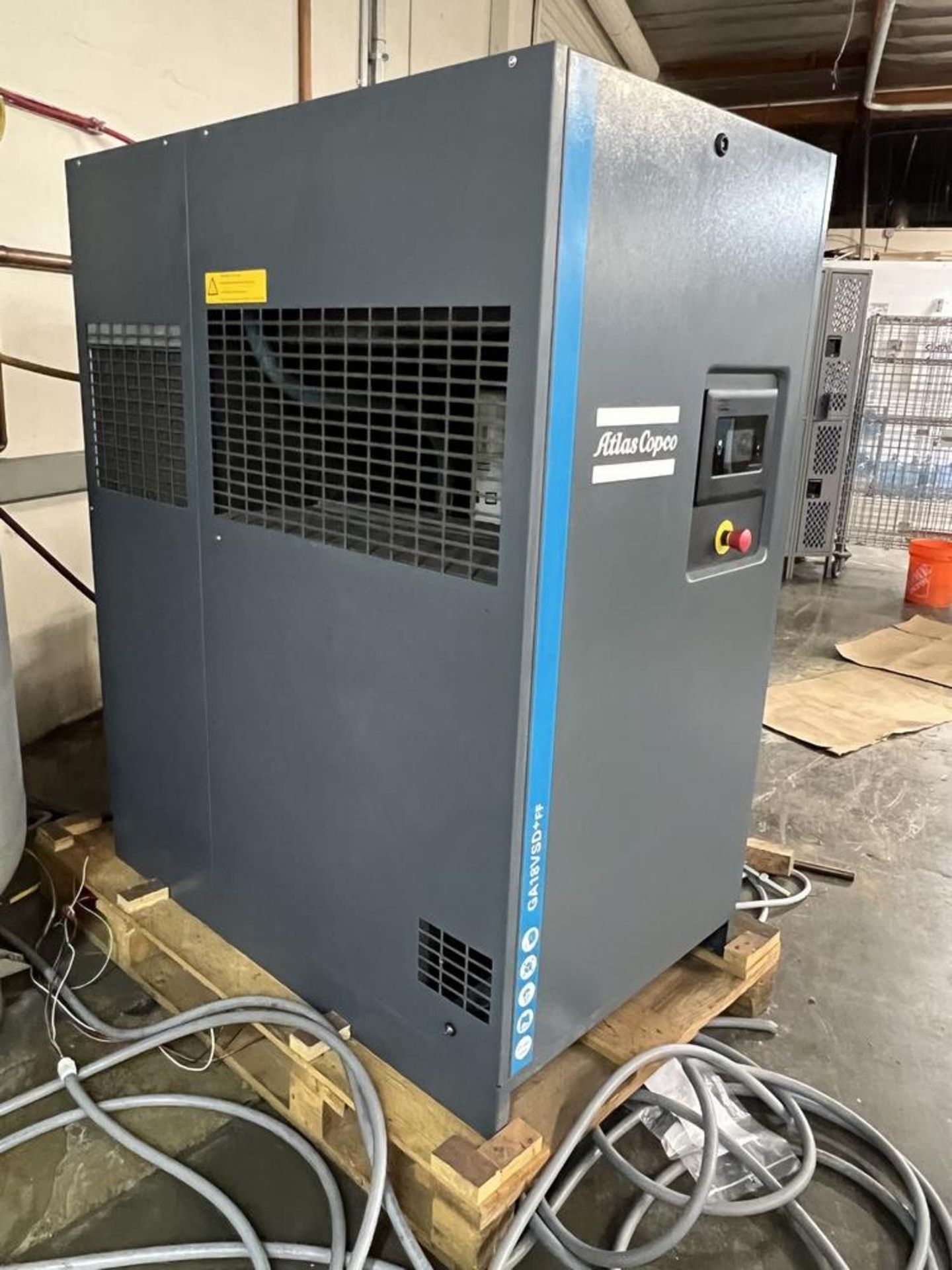 2021 Atlas Copco GA18VSSDTFF With O5C 95 Quality Solutions Oil Condensation Separator With 400 - Image 3 of 11