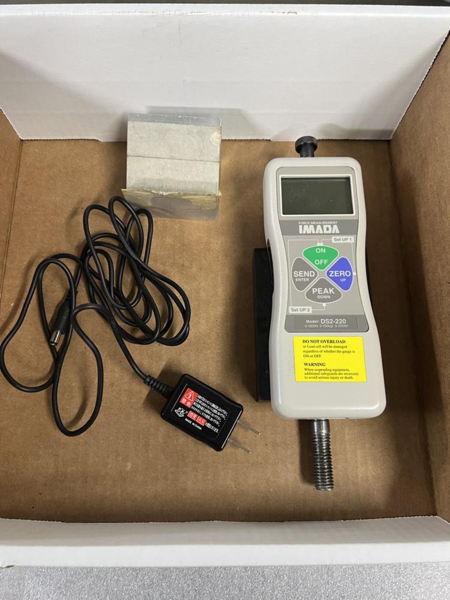 Imada Force Measurement Model DS2-220 Digital Force Gauge 220 Lbs