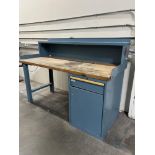 Lista 2 Tier Work Bench With Cabinet & Drawer 72" x 30" x36"