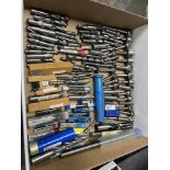 Large Box of Counter Sinks, Endmills, Center Drills, Keyway Cutters & Others