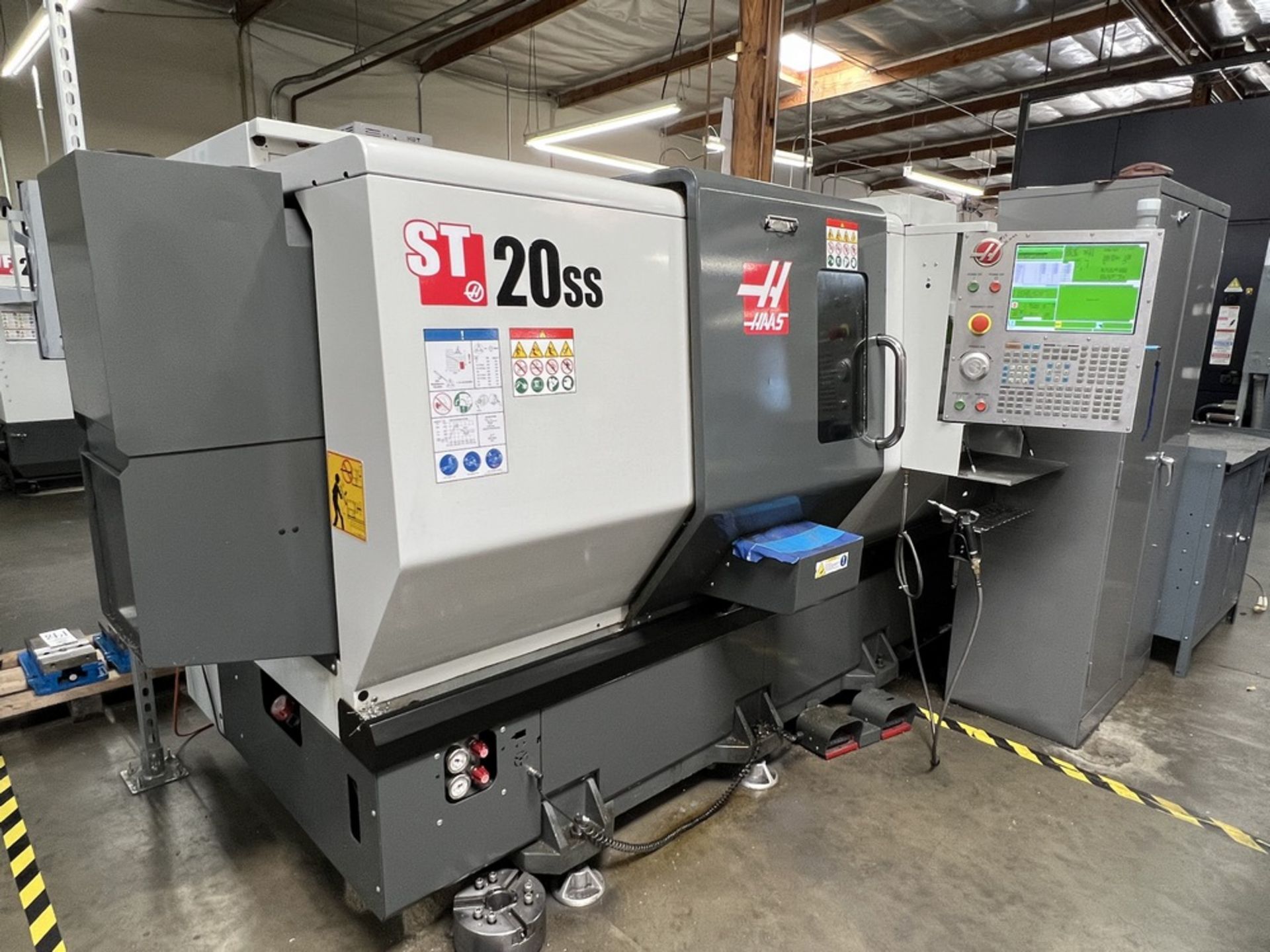 2017 Haas ST-20SS CNC Lathe, 12 Station, Tailstock, Toolpresetter, Royal 5C Collet Chuck with 8" LMC