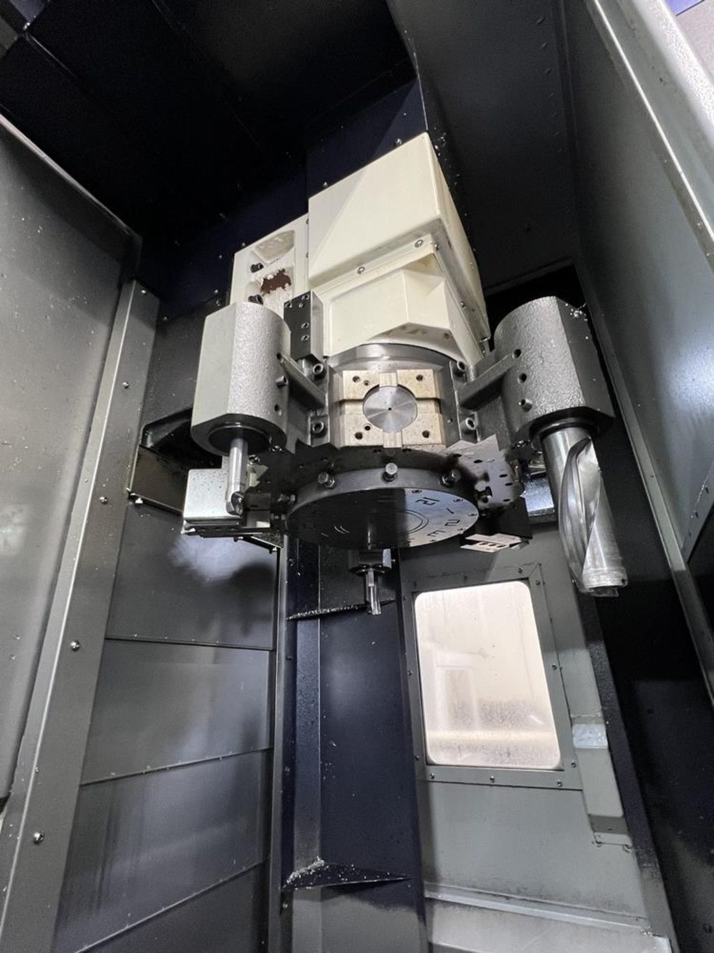 2020 Hwacheon VT-650R MC, 1500 RPM, 24" Chuck, 12 Station Turret, Live Milling, 35" Max Swing, - Image 28 of 32