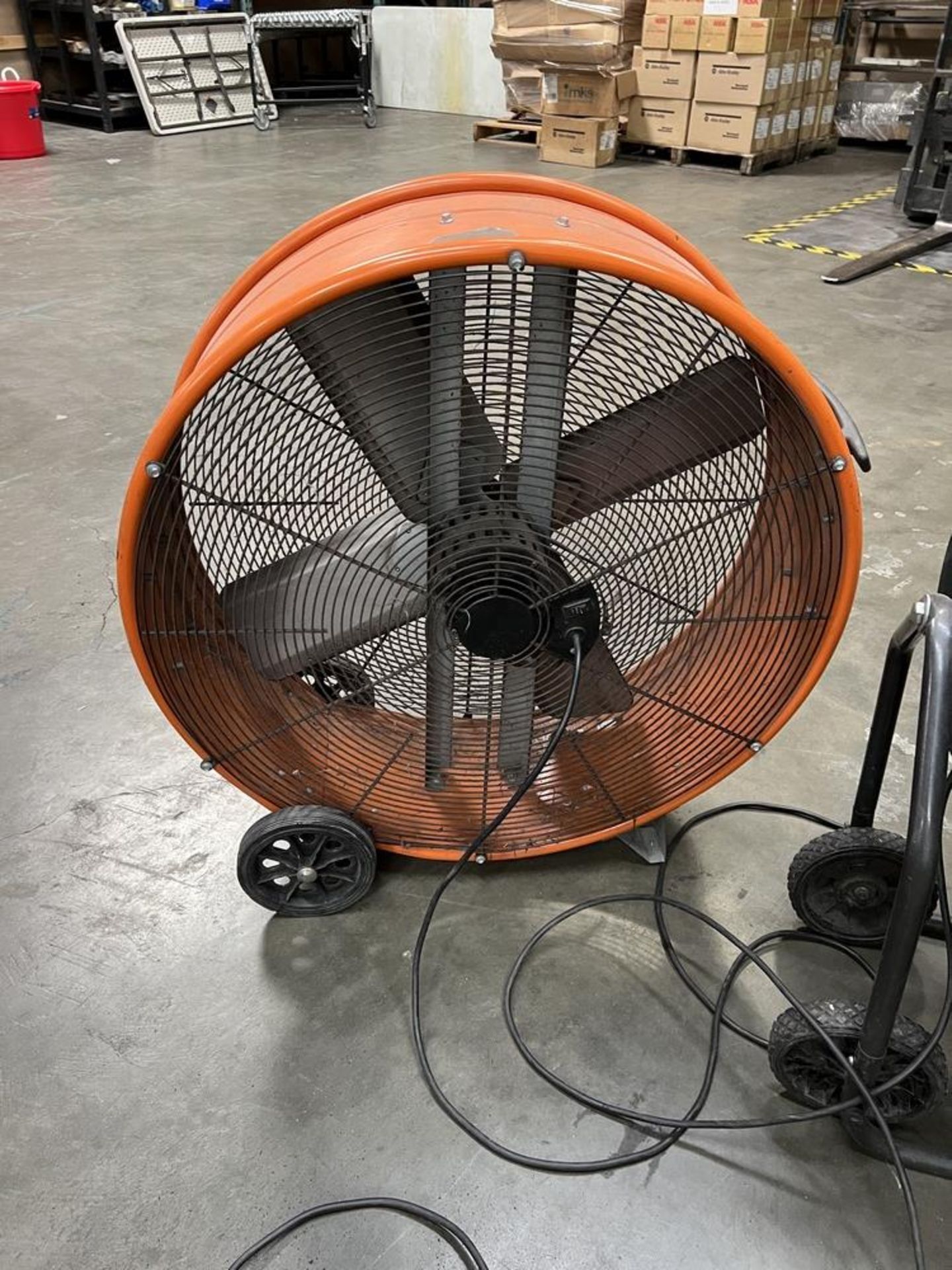 (2) Industrial Shop Fans (1) 39" & (1) Dayton 38" & (1) Max Air Pro 32" - Image 6 of 6