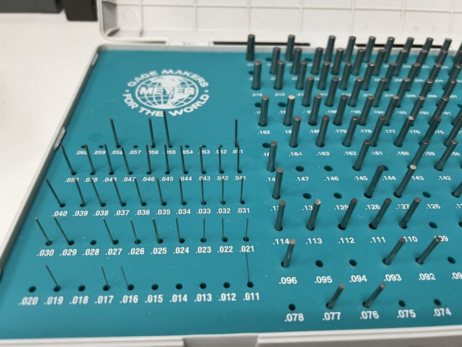 Meter Pin Gage Set Mâˆ… Class Z Minus .011- .060 & Meyer Pin Gage Set C1âˆ… Class Z Minus .011-.250 - Image 5 of 6