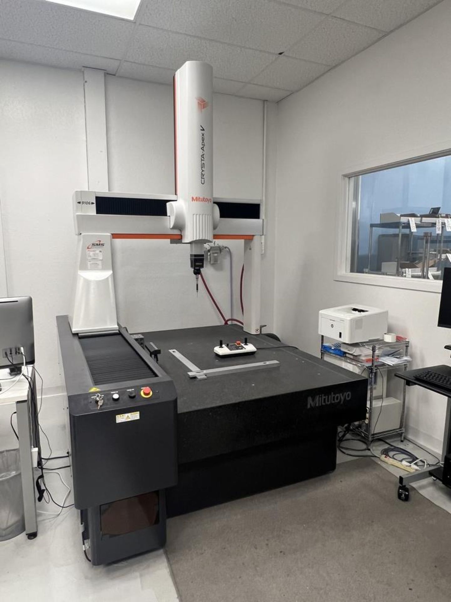 2020 Mitutoyo CRYSTA-Apex V9106 Smart Measuring System Renishaw PH10MQ Touch Probe System With - Image 2 of 25