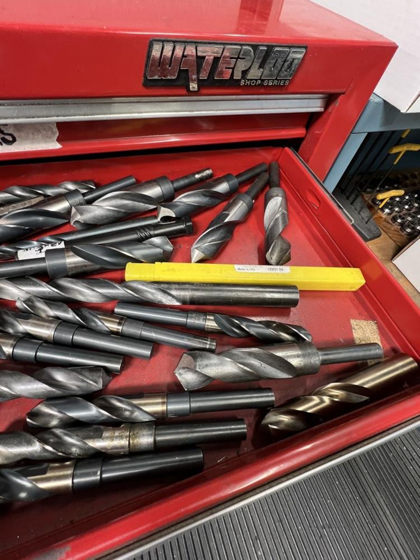 Water 100 Shop Series Tool Box Full of Reamers Big Drills & Key Cutters & Others - Image 9 of 9