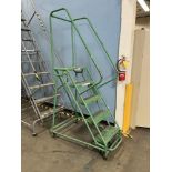 Ladder Industries Rolling Shop Step Ladder 350 lb Capacity, Max Height 79", Top Step 48"