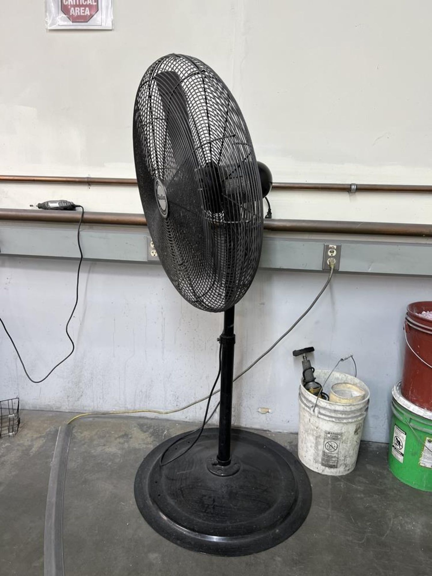 (3) High Velocity Shop Fans on Stands, (2) 1/4 HP Air King 32" & (1) Maxess 32" 1/4 hp - Image 11 of 11