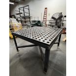 Heavy Duty Industrial Honey Comb Welding Table 60" x 60" x 40 1/2"