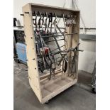 Rolling Clamp Cart With CRV Clamps, C Clamps, Vise Grips, Bessey Clamps & Kani Twist Clamps