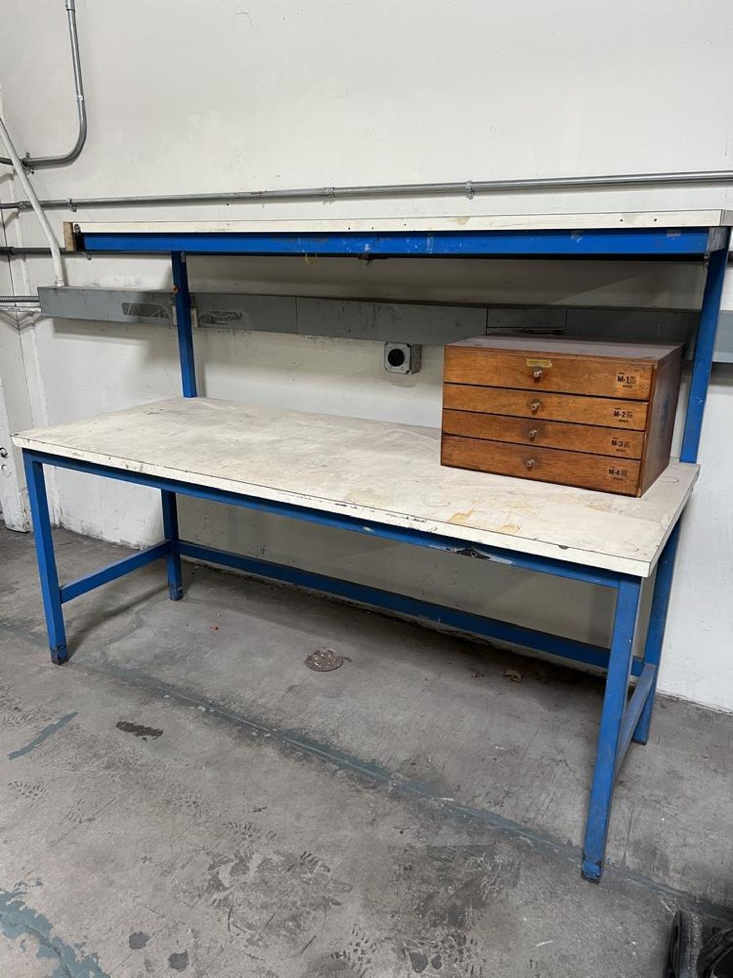 2 Tier Work Table 72" x 30" x 31" (No Other Contents) - Image 2 of 2