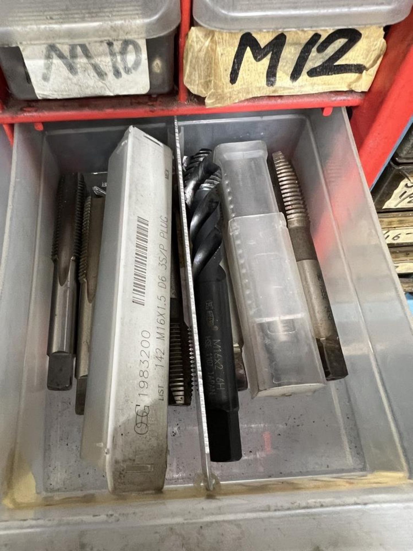 Tooling, Organizer Full of New & Used Various Taps, Spiral, Flat Pipe, Etc & Inserts WIth Set - Image 17 of 25