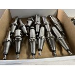 (12) SOWA GS CAT 40 Tool Holders Various Size Collet & Boring Bar