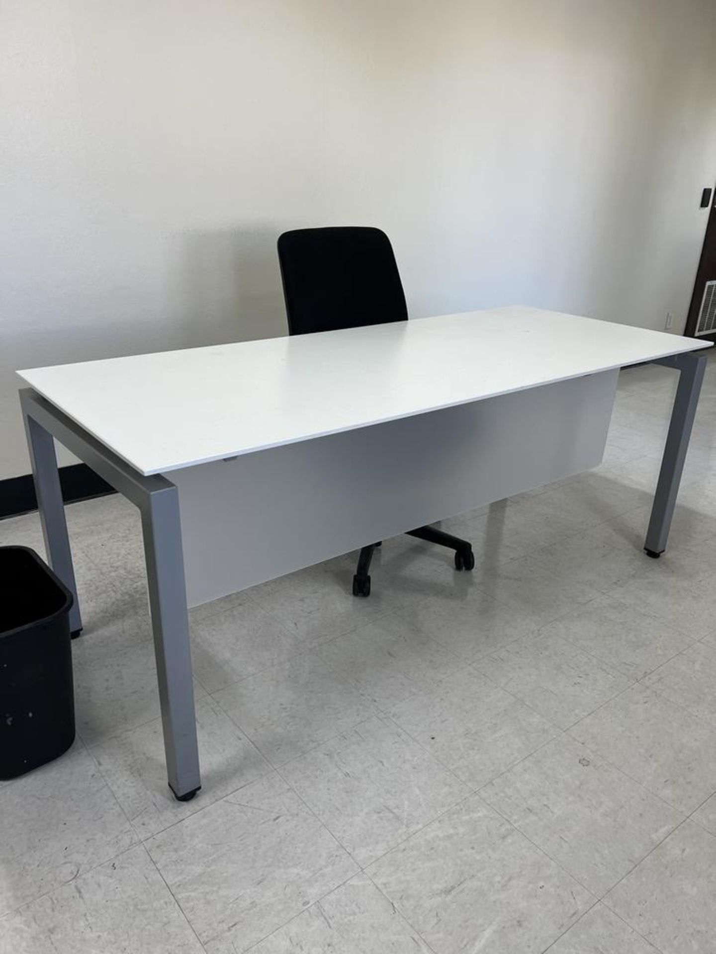 (6) Office Desks & (4) Office Chairs (No Other Contents)