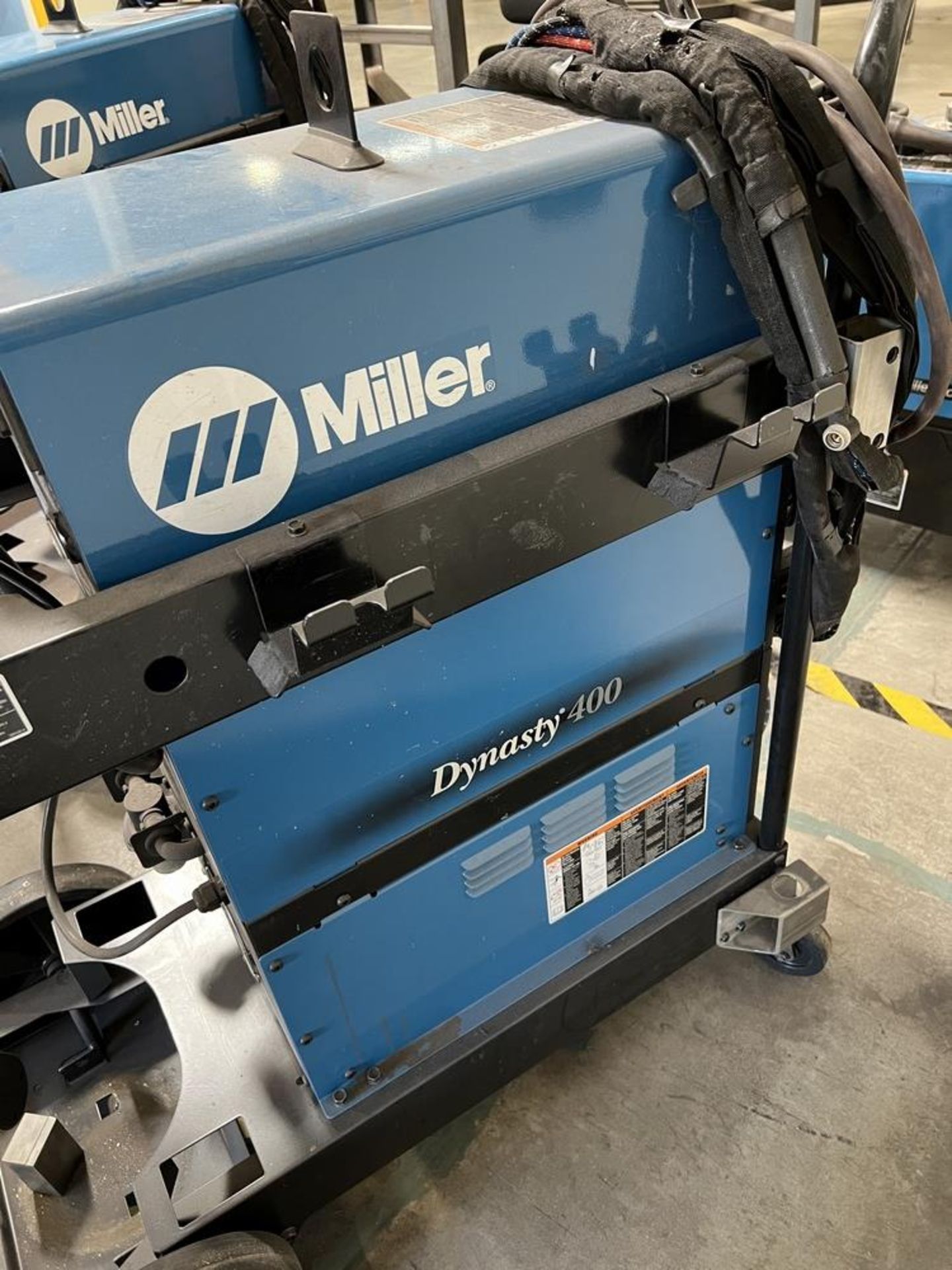 Miller Dynasty 400 With Whip & Coolmate 3.5 on Cart - Image 10 of 10