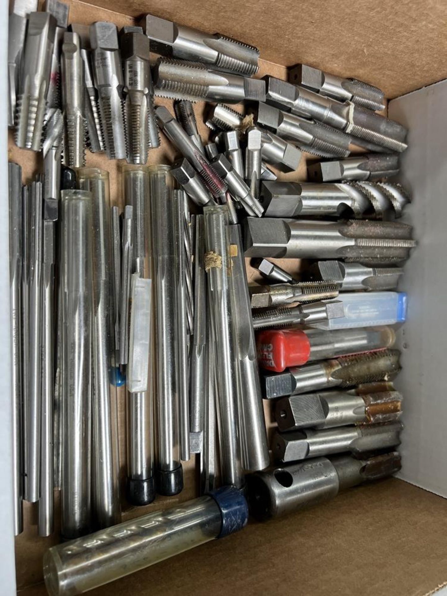 Box of Various Taps & Reamers