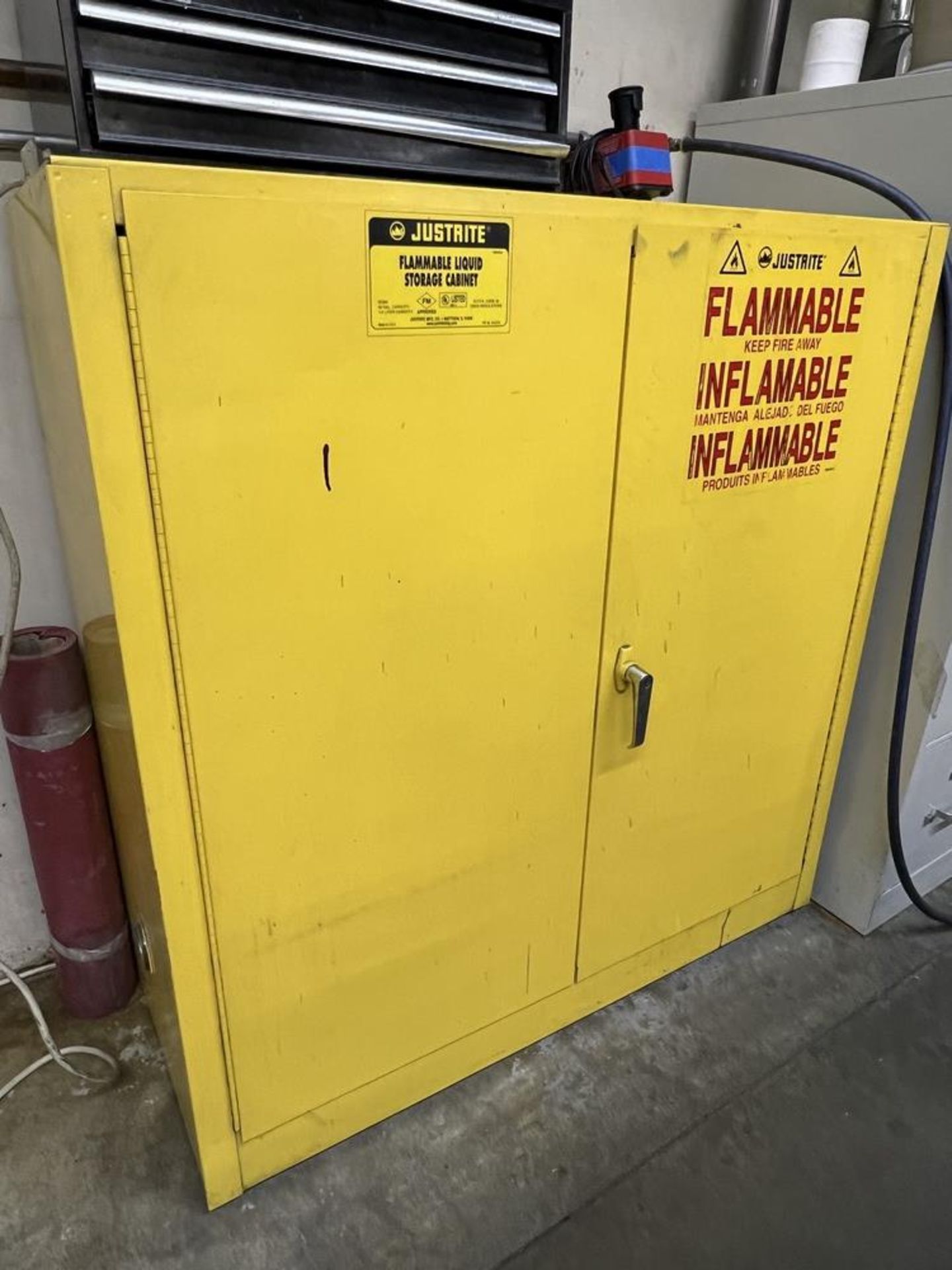 Just Rite 30 Gallon Capacity Flammable Liquid Storage Cabinet (No Contents)