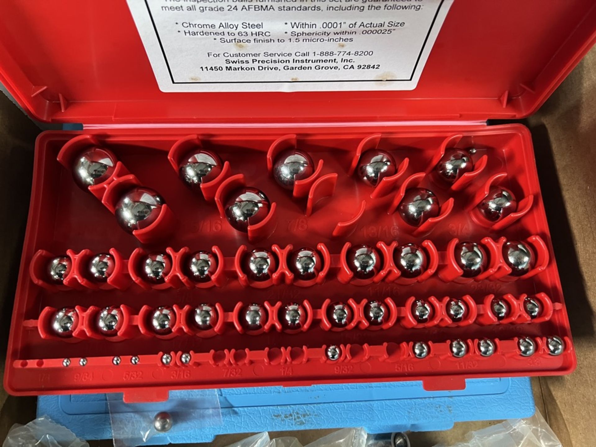 Box of Various Size Precision Gage Balls, SPI & Precision Components - Image 2 of 6