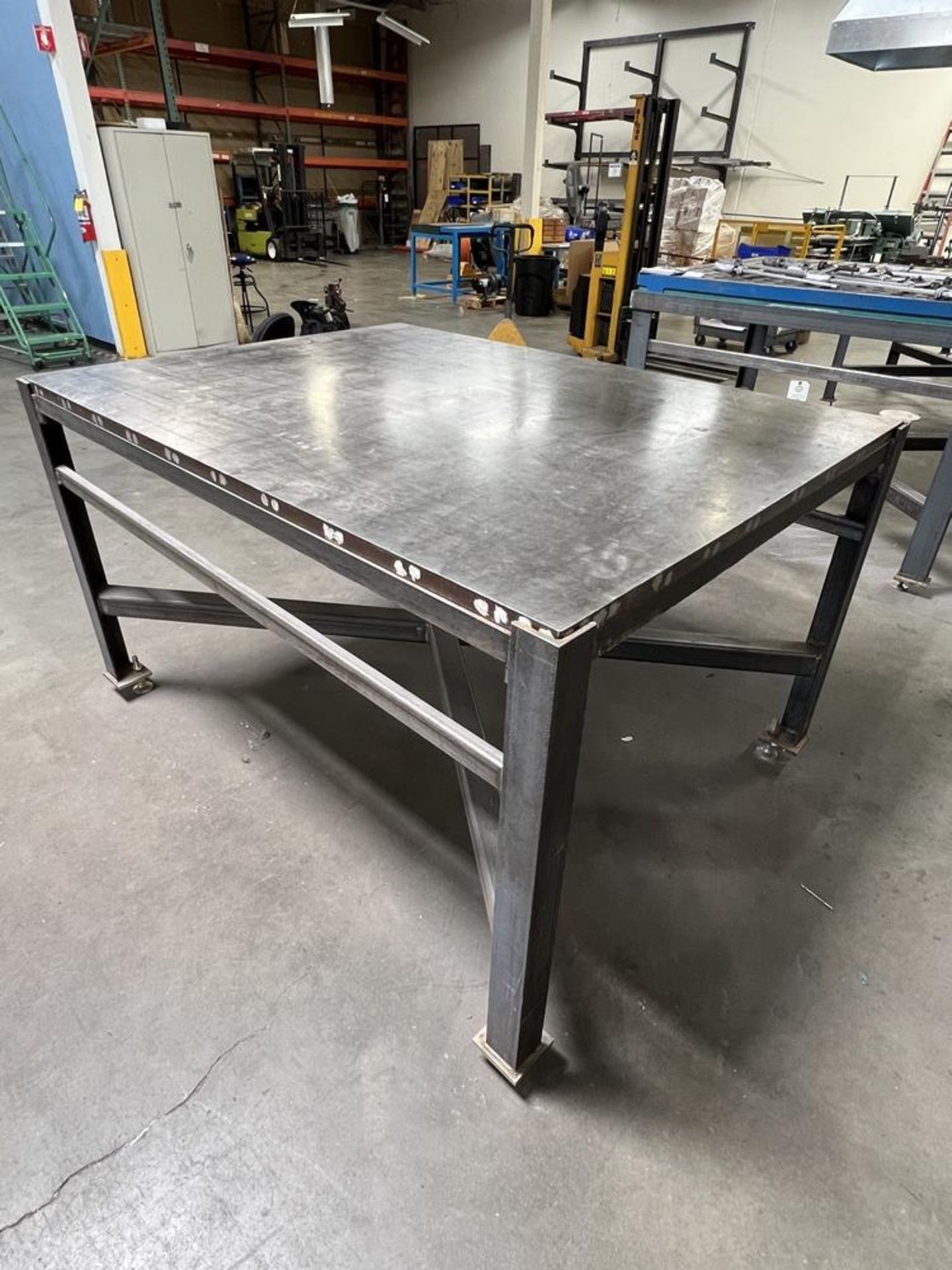Heavy Duty 1 1/2" Stainless Steel Welding Table, 69" x 51 1/2" x 40" - Image 5 of 5