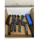 Box of Various Size Insert Stick Holders & Knurl Holder