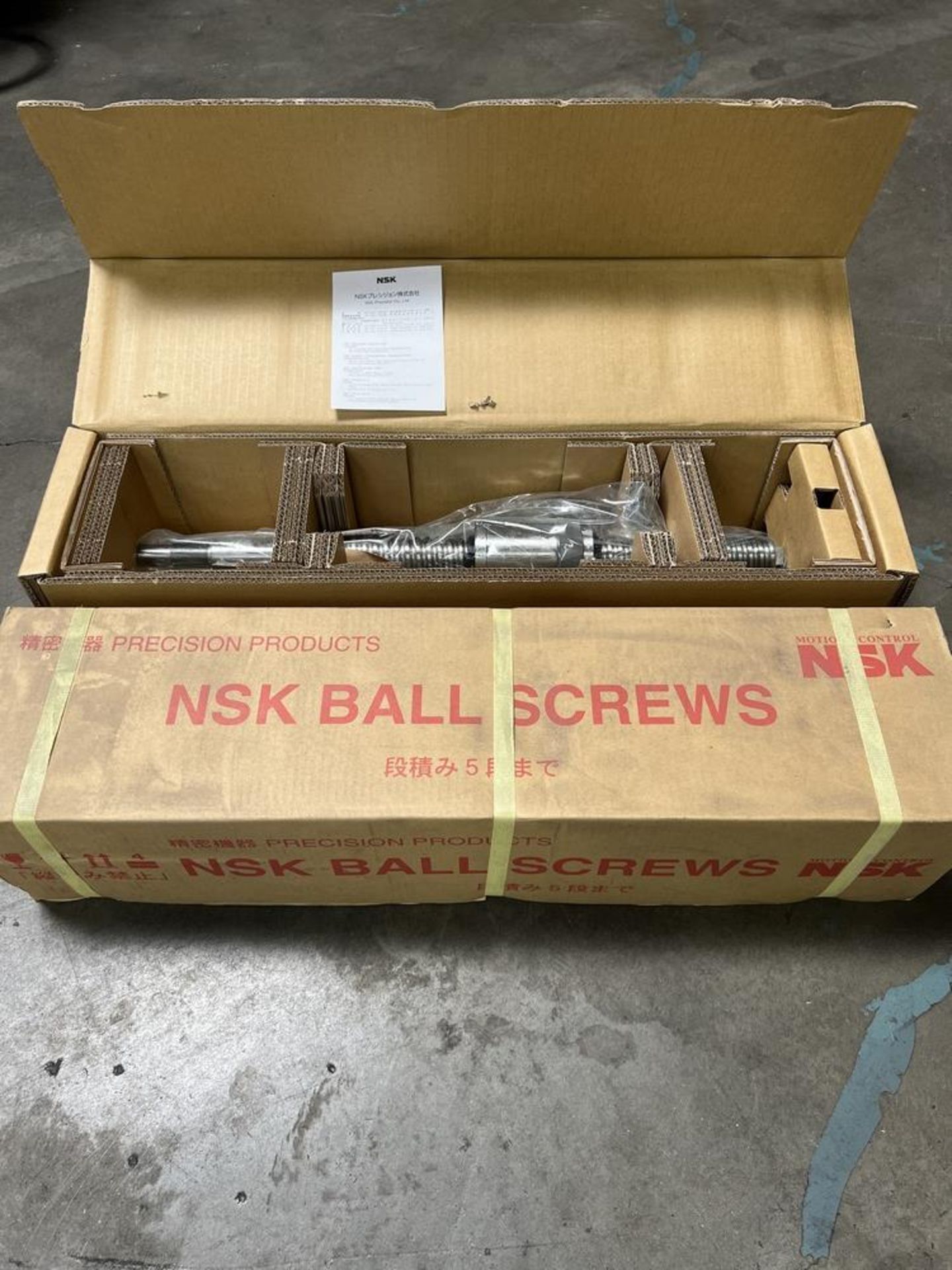 (2) NSK Ball Screws New In Box, W4004W-31SS-C7S10