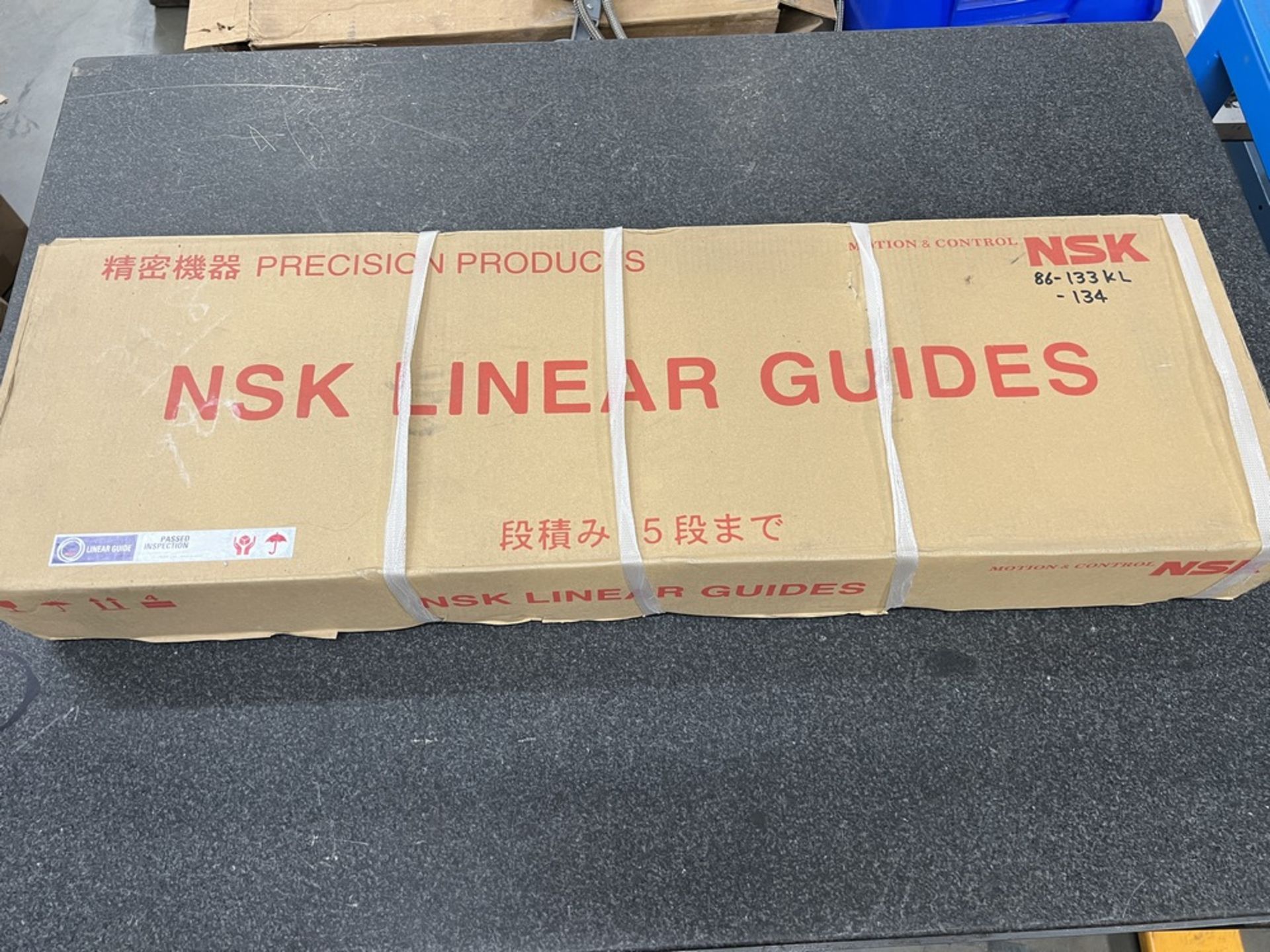 (2) NSK Linear Guides SH 350756 GLC2W01P63 New In Box