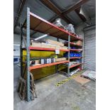 Pallet Racking 202" x 44" x 118" 3 & 5 Tier (No Contents)