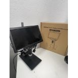 Tomlov 10.1" Digital LCD Microscope With Remote Air Pressure Generator
