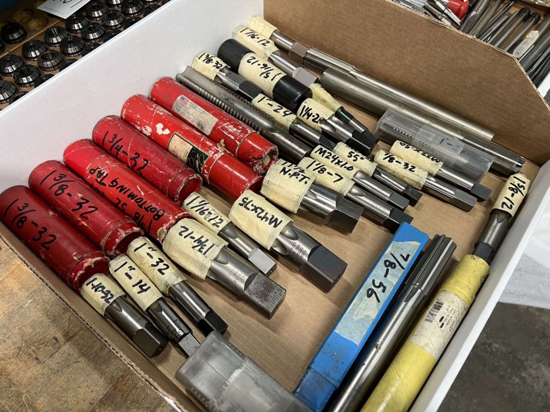 Large Box of Large Taps, Bottoming Taps, Reamers & Others - Image 8 of 8
