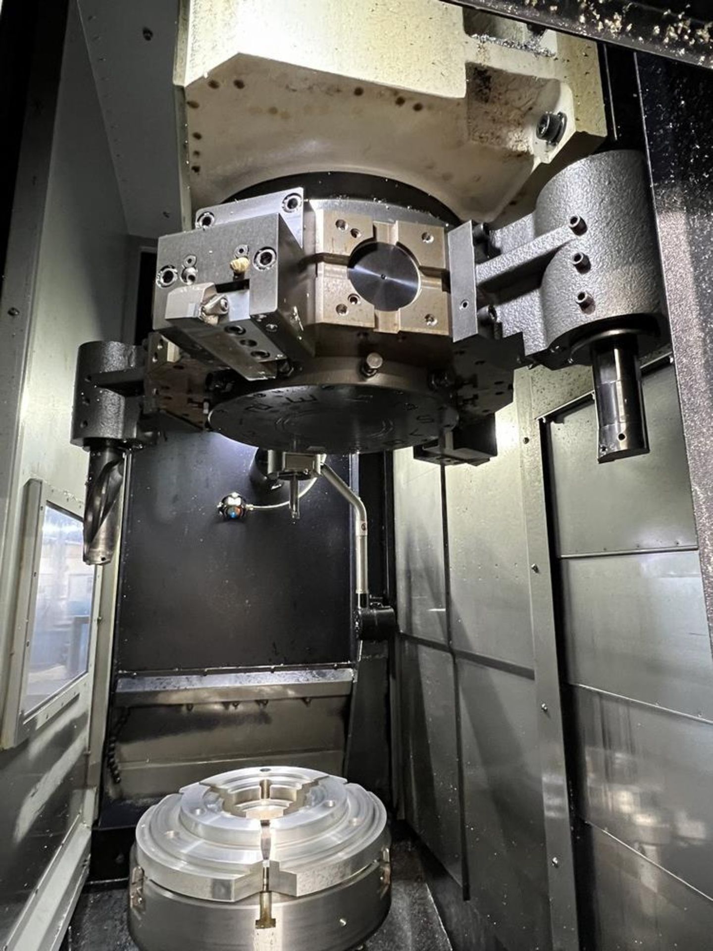 2020 Hwacheon VT-650R MC, 1500 RPM, 24" Chuck, 12 Station Turret, Live Milling, 35" Max Swing, - Image 10 of 32