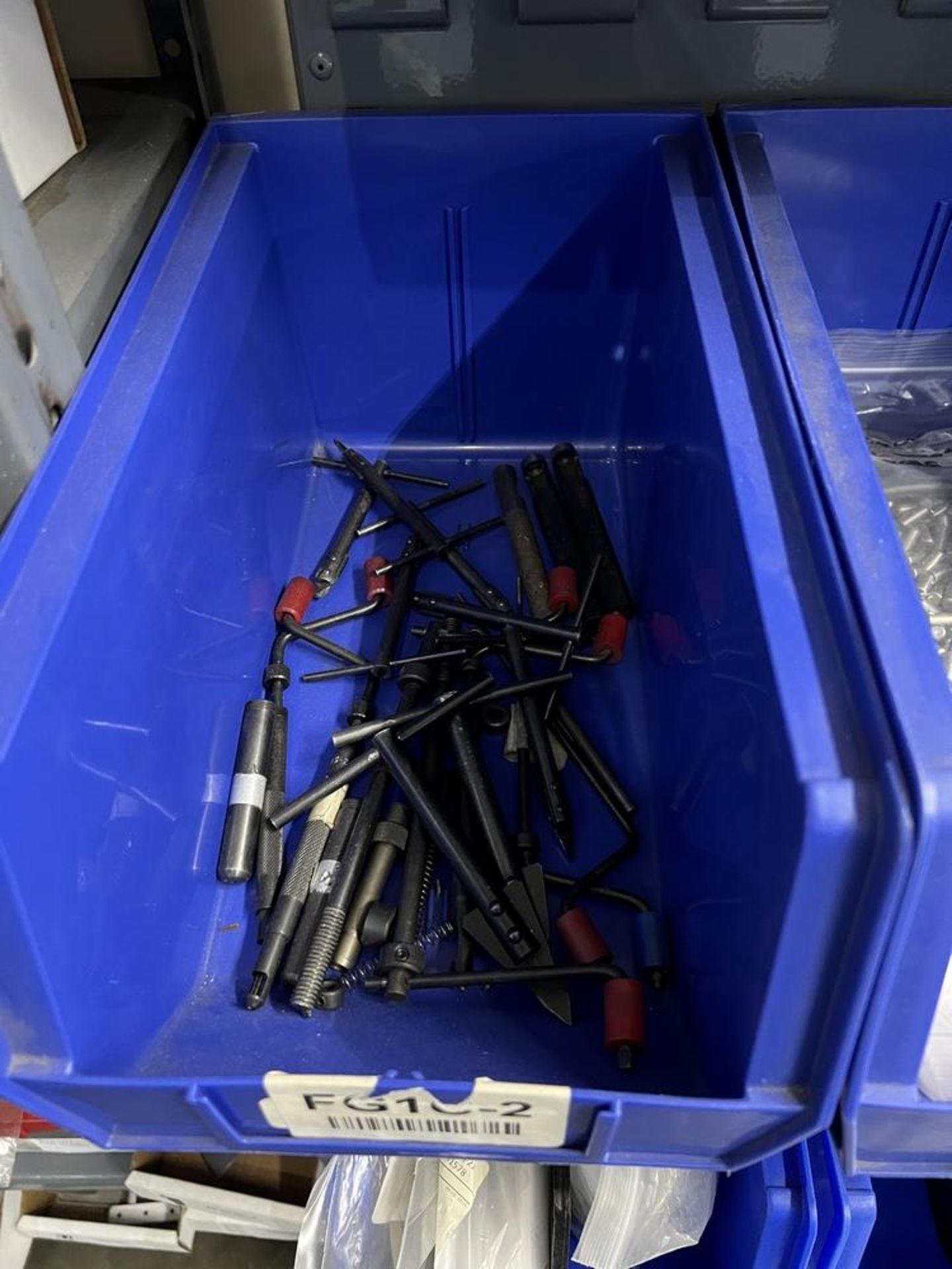 Large Bin Organizer Full of Various Size Helicoils, Dowel Pins, Heicoil Installation Tools, - Image 9 of 13