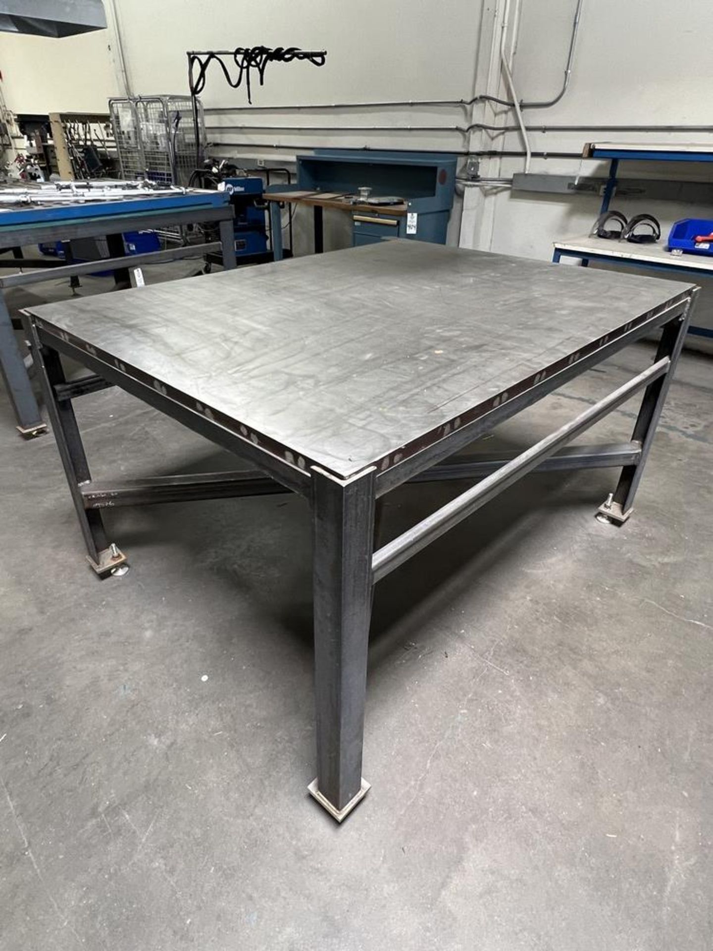 Heavy Duty 1 1/2" Stainless Steel Welding Table, 69" x 51 1/2" x 40" - Image 3 of 5