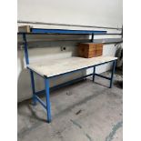 2 Tier Work Table 72" x 30" x 31" (No Other Contents)