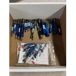 Box of Various Size Helicoil & National Pipe Thread Gages