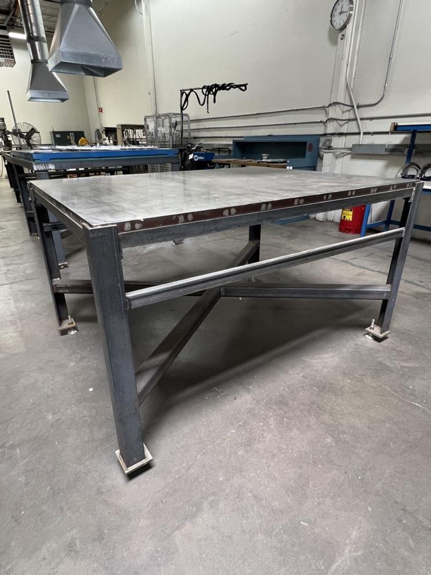 Heavy Duty 1 1/2" Stainless Steel Welding Table, 69" x 51 1/2" x 40" - Image 4 of 5